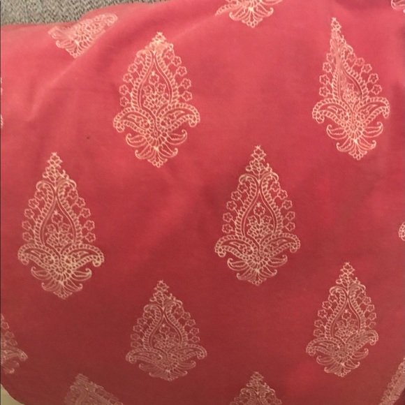 3 throw pillows. Never used. 1 Paisley and 2 burnt orange lumbar pillows. - Picture 5 of 5